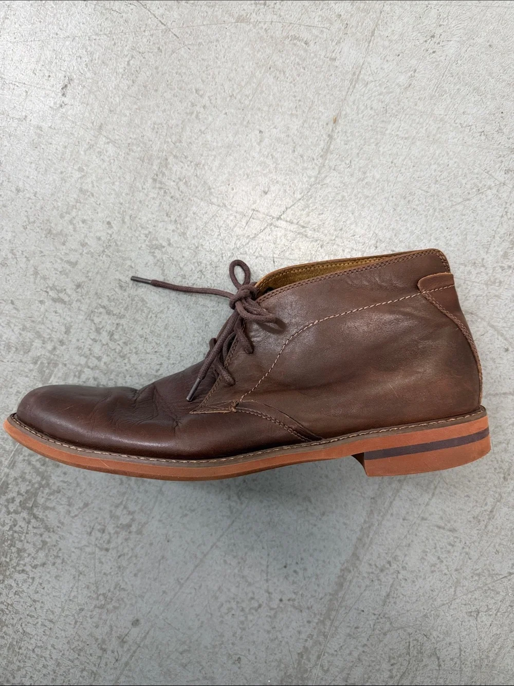 Florsheim‎ Spencer Mens Brown Leather Chukka Boots 301290 Size 11
